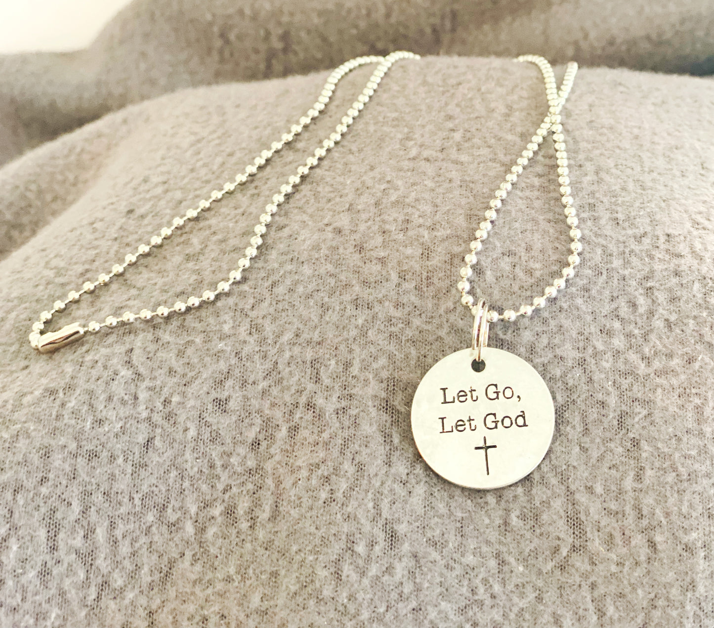 Silver Ball Chain Necklace