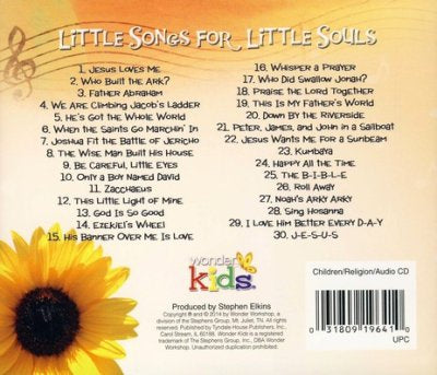 Wonder Kids Music: Little Songs for Little Souls, CD