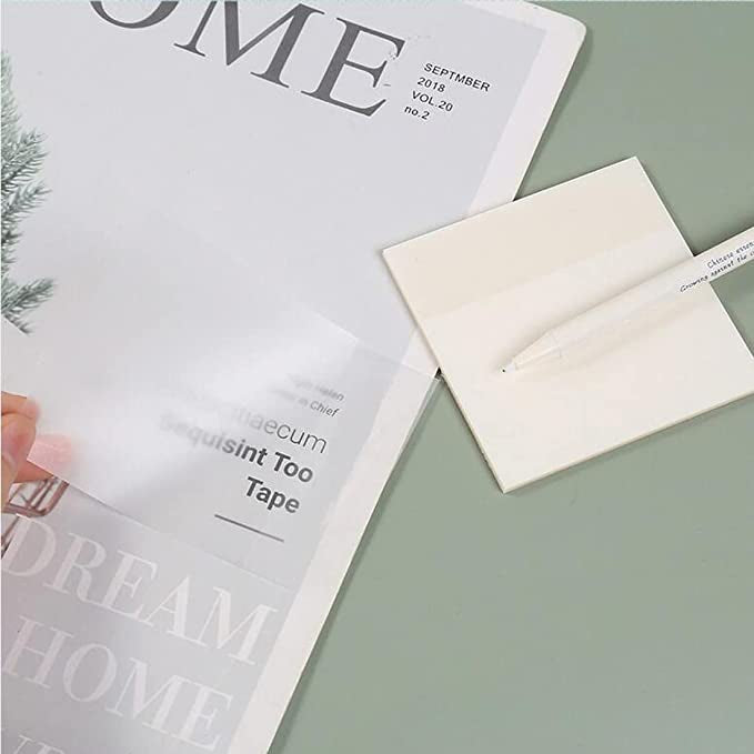 Clear Sticky Notepad