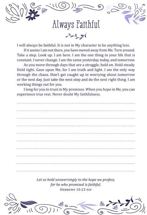 When Jesus Speaks to a Hurting Heart Devotional Journal