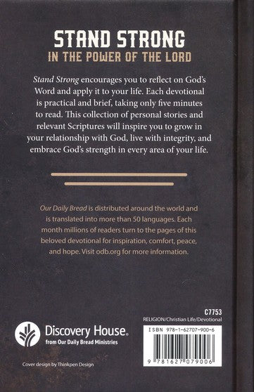 Stand Strong: 365 Daily Devotions for Men by Men