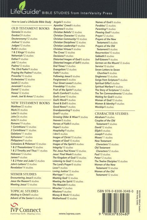 Couples of the Old Testament, LifeGuide Character Bible Study