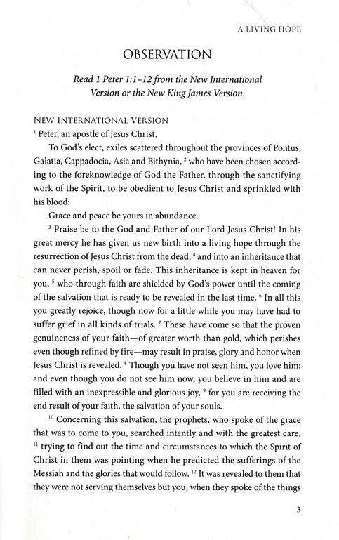 Life Lessons from 1 and 2 Peter