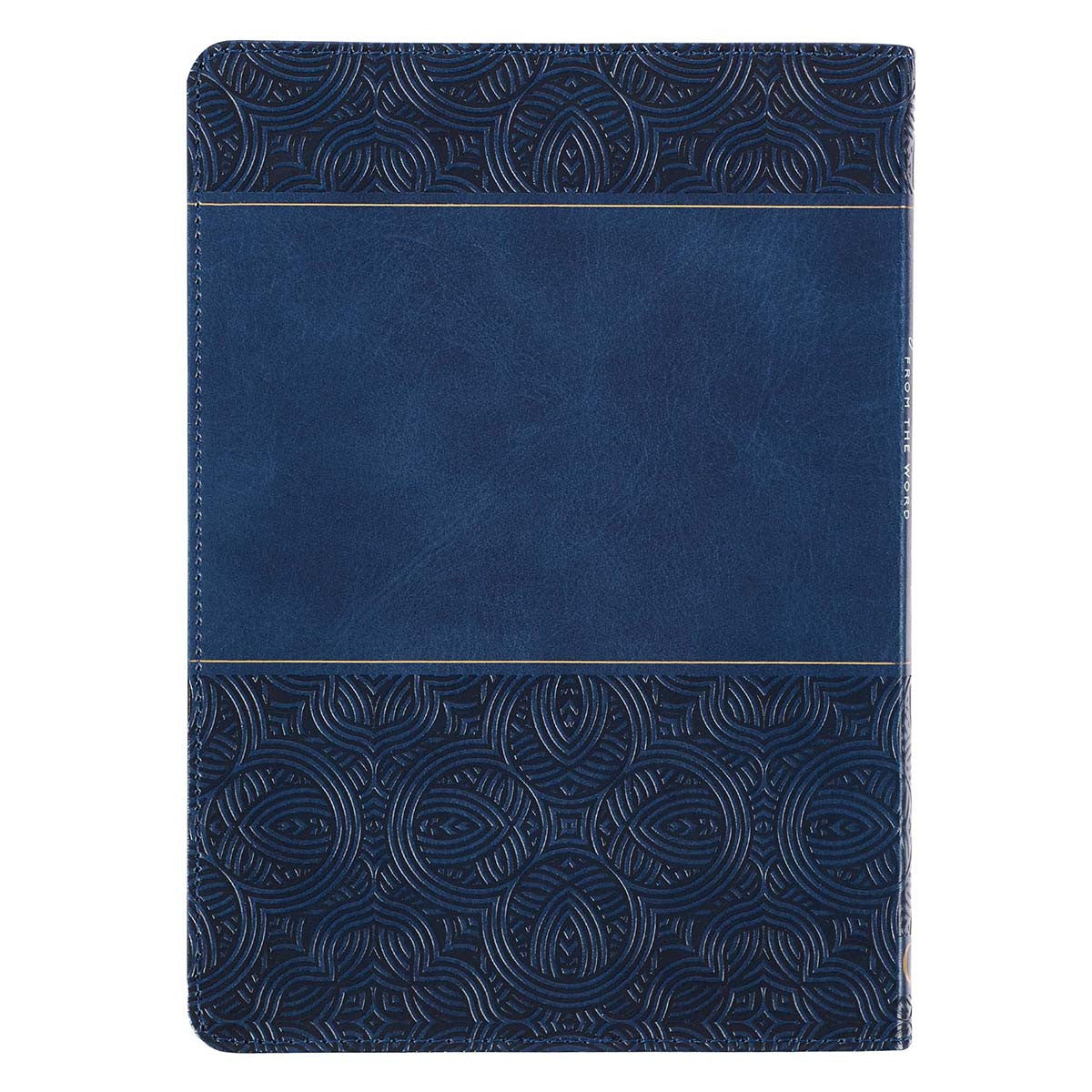 Prayers and Praises From the Word Navy Blue Faux Leather Gift Book