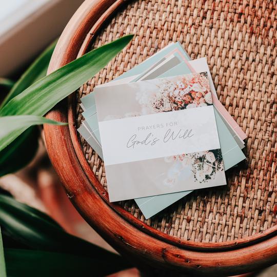 PRAYERS FOR GOD'S WILL VERSE CARD SET