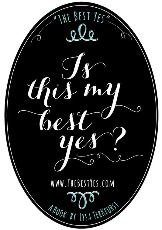 March 2021 Book Study: The Best Yes by Lysa Terkeurst
