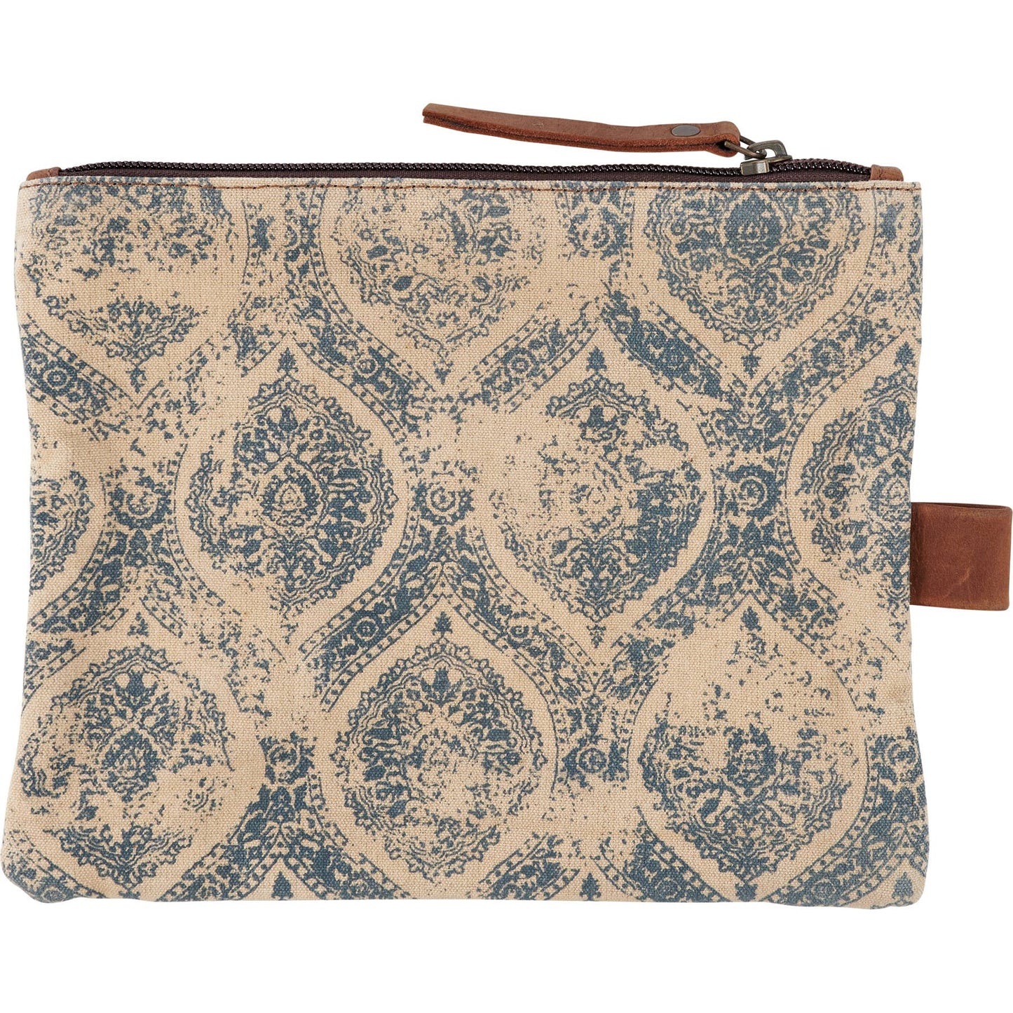 Primitives by Kathy - Indigo Zipper Pouch