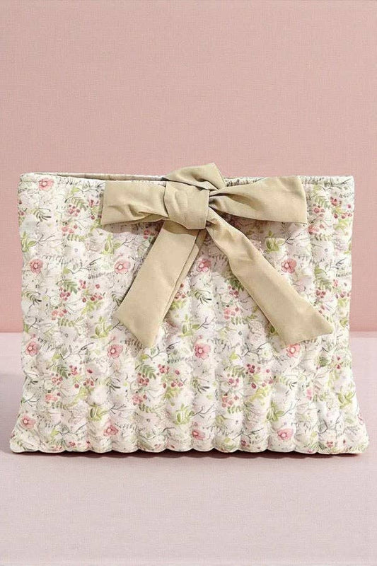 Nash Grey - Eve Beige Floral Bible Cover
