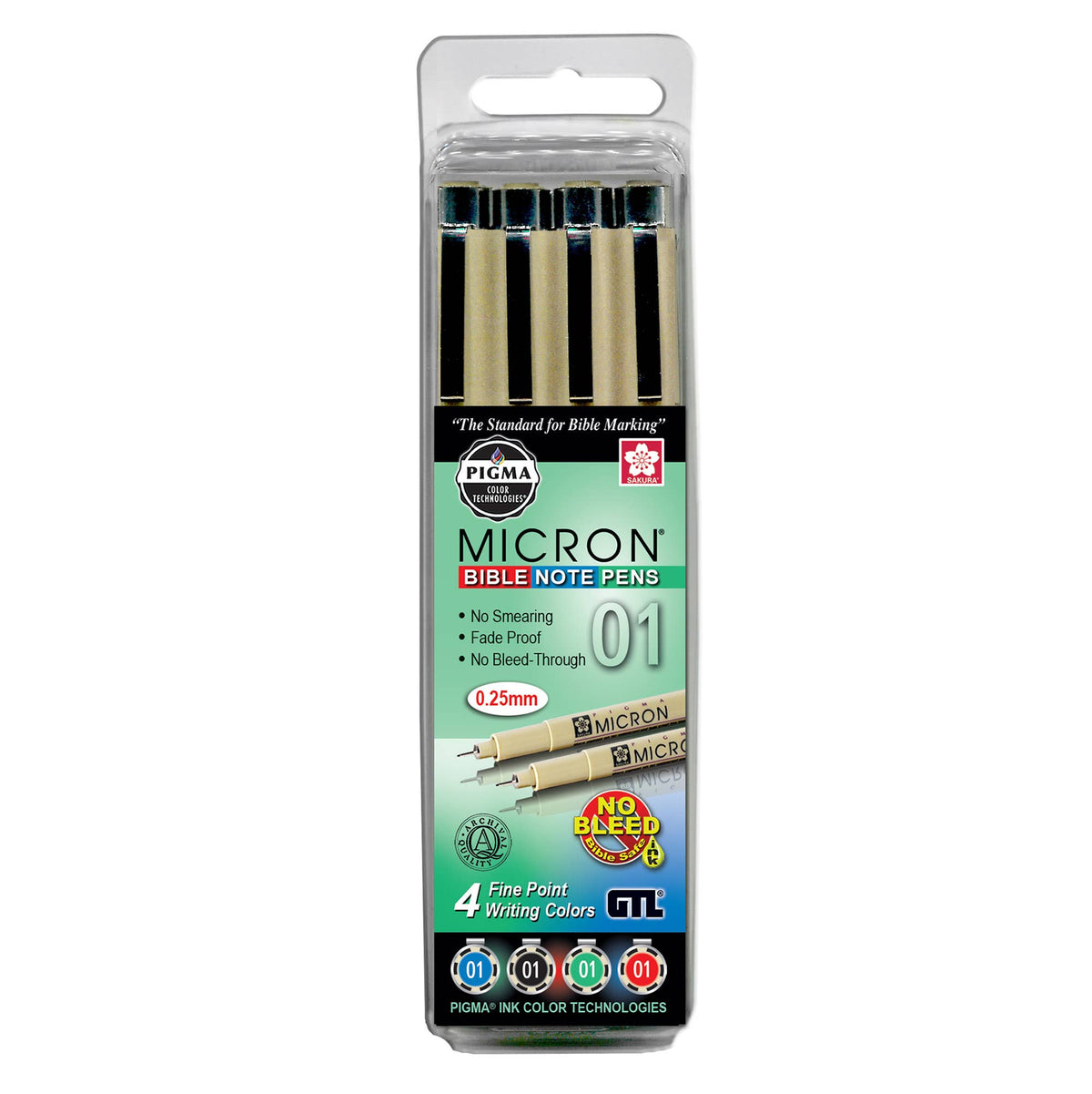G.T. Luscombe Company, Inc. - Less Than PQ - Micron 4 Pack Bible Kit Display