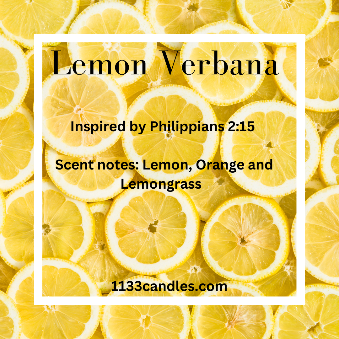 1133 Candles - 8oz Candle Lemon Soy Candle | Summer Fragrance