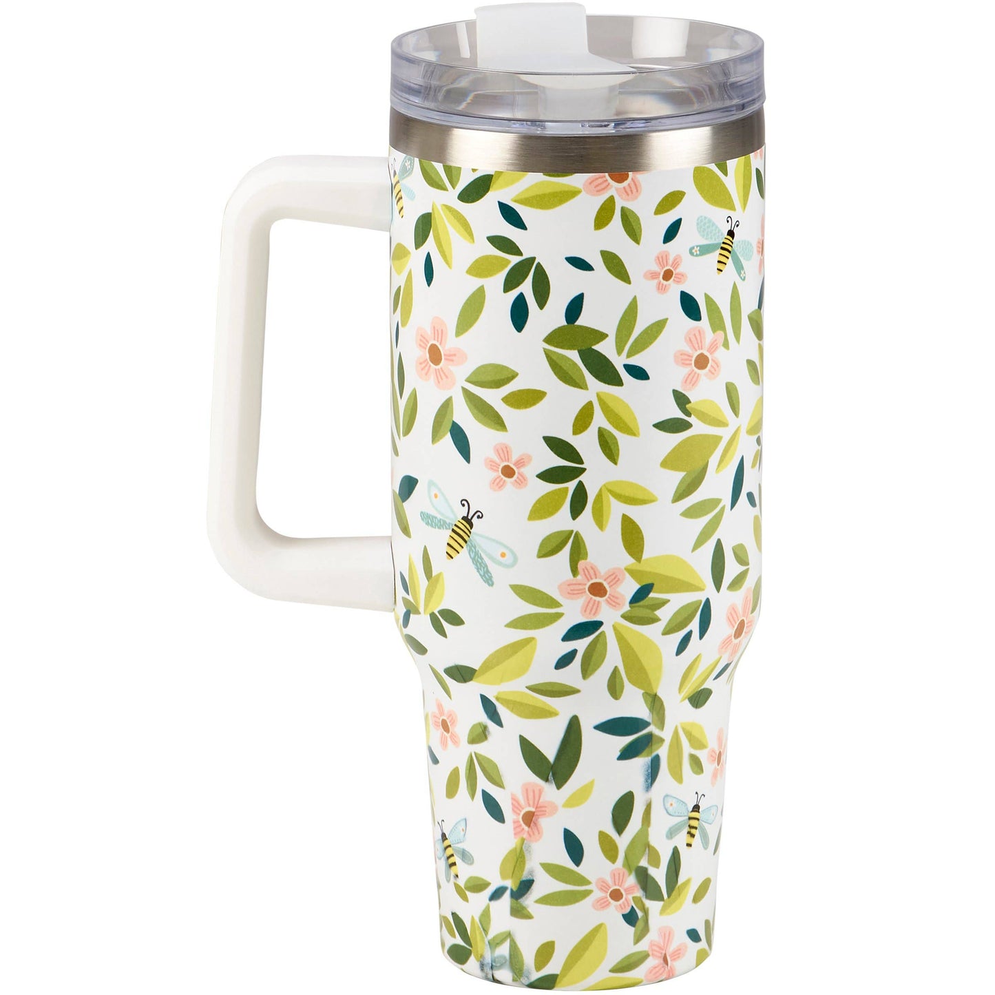 Primitives by Kathy - Flowers And Bees Travel Mug