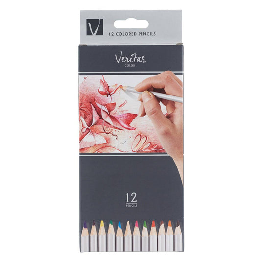 Christian Art Gifts - Coloring Pencils Veritas 12/set