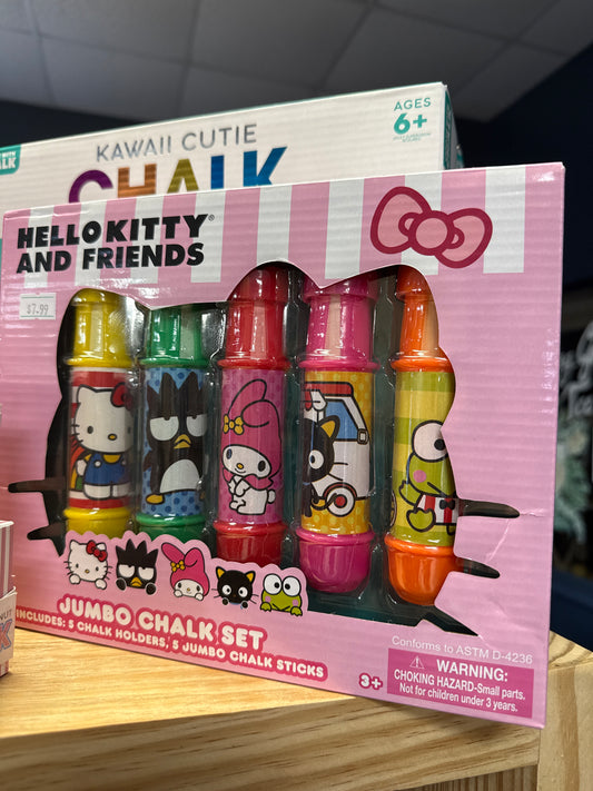 Hello kitty and friends jumbo chalk set