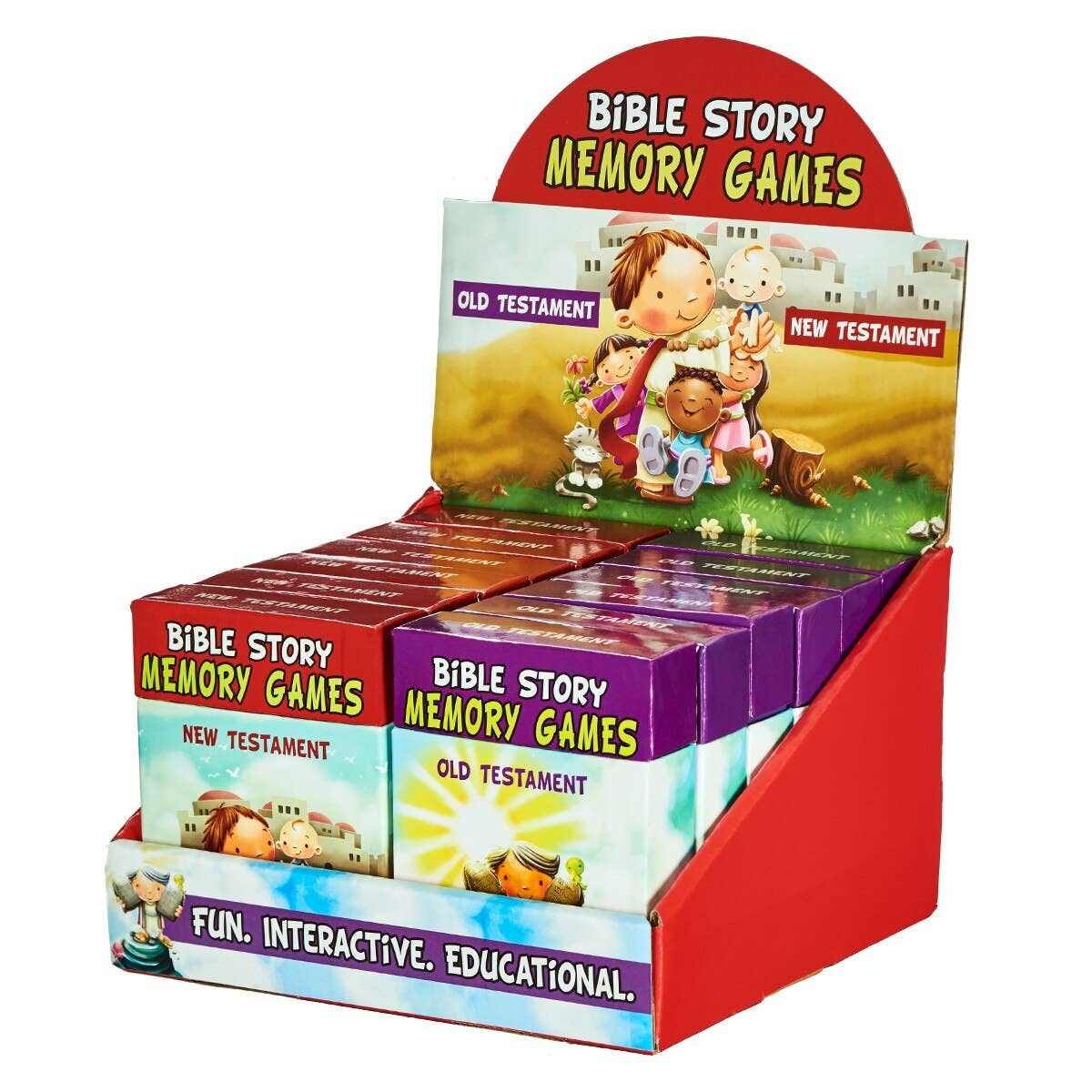 Christian Art Gifts - Bible Story Memory Games Merchandiser