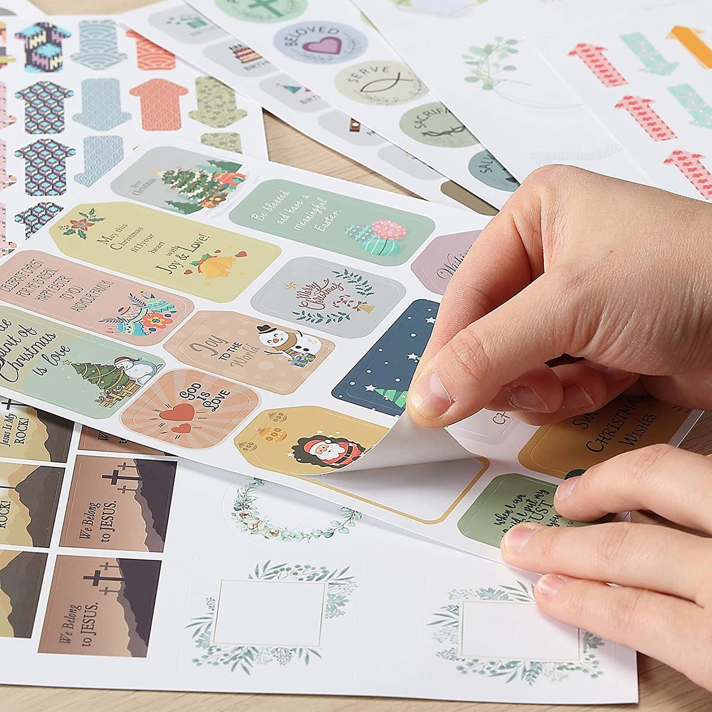 Mr. Pen - Mr. Pen Christian Journaling Stickers - 31 Sheets