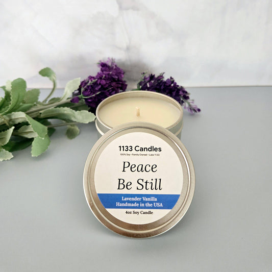 1133 Candles - 4oz Lavender Vanilla Candle | Christian Candle | Mini Candle