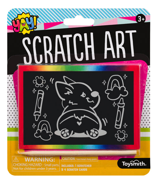 Toysmith - Yay! Scratch Art, Reveal The Four Different Designs