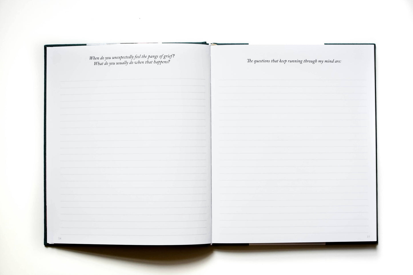 Duncan & Stone Paper Co. - Grief Journal - Teal | Sympathy Gift | Loss of Child Journal