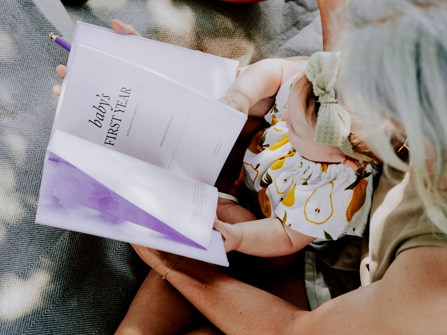 Duncan & Stone Paper Co. - Baby's First Year Memory Book & Photo Album | Mother's Day