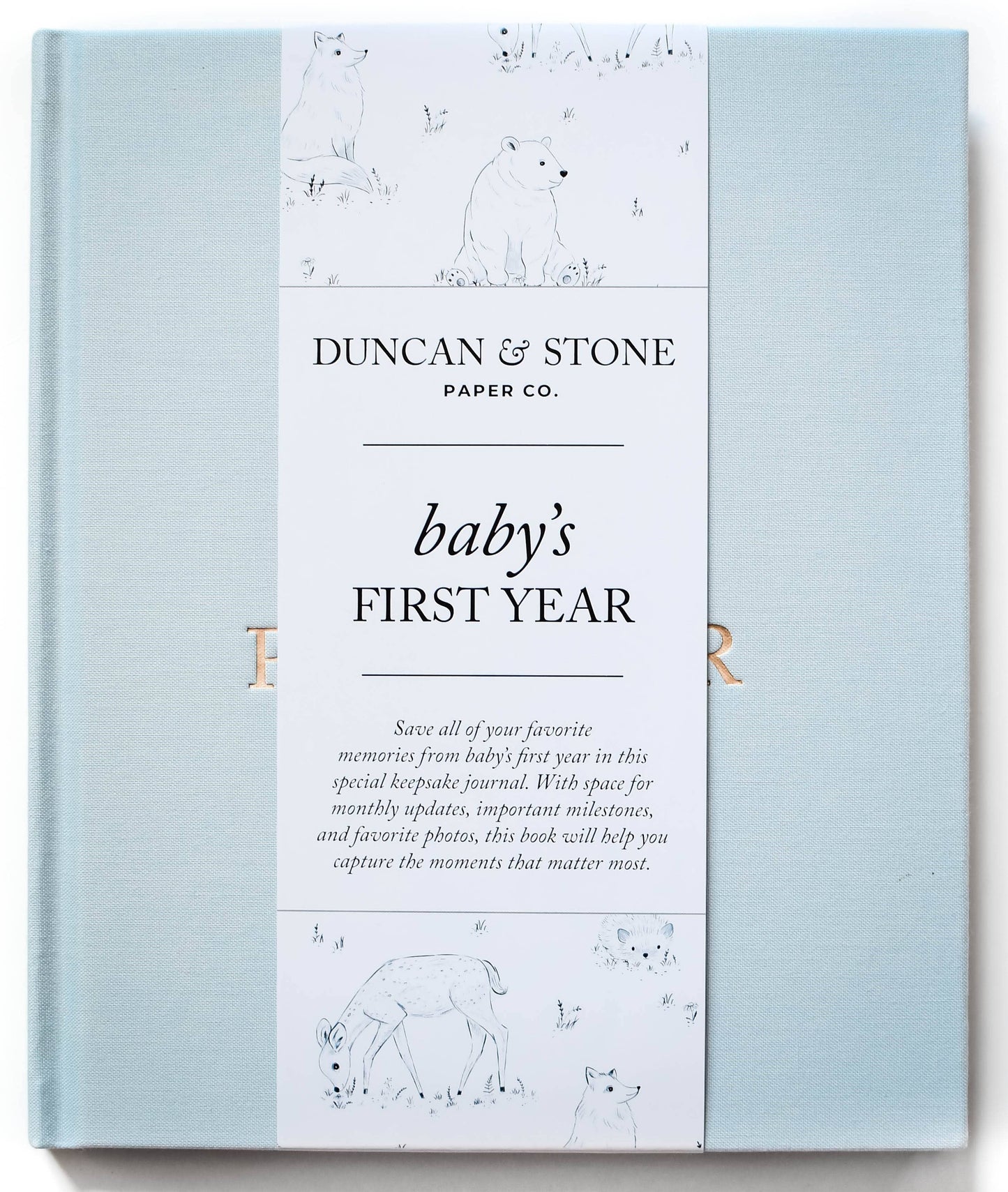Duncan & Stone Paper Co. - Baby's First Year Memory Book & Photo Album | Mother's Day
