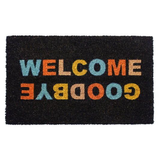 RugSmith - RugSmith Multi Tufted Welcome, Good bye Doormat, 18" x 30"