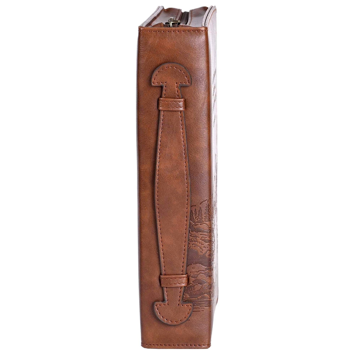 Magnolia - White Dove Bible Case For I Know The Plans Brown Lg