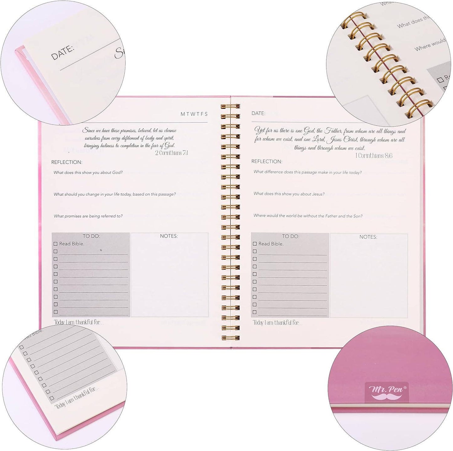 Mr. Pen - Mr. Pen Pink Bible Journaling Kit