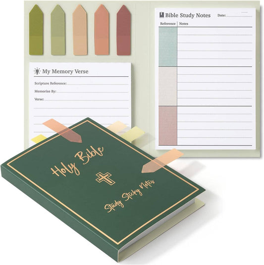 Mr. Pen - Mr. Pen Bible Study Sticky Notes - 225 Pack