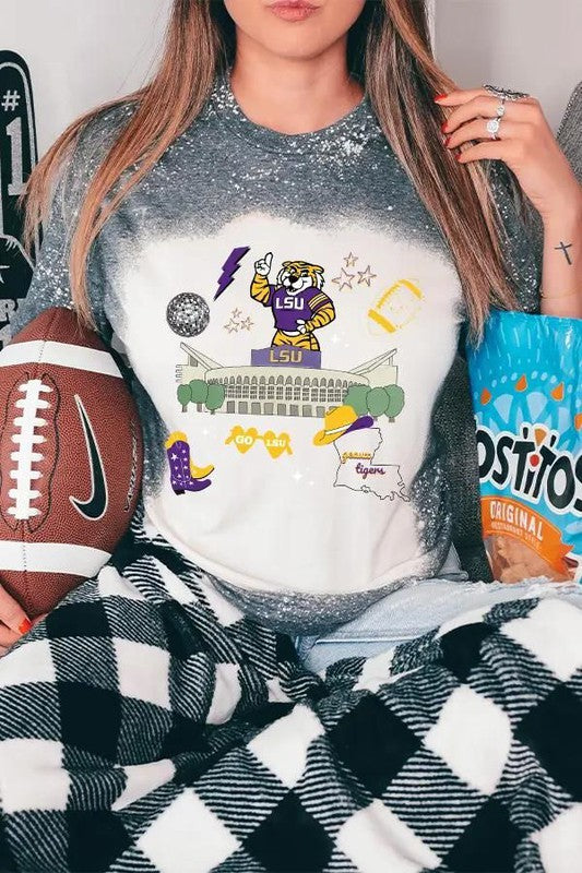 LSU Collage Plus Graphic Tee