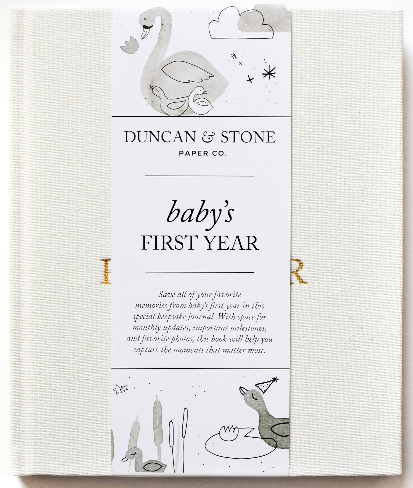 Duncan & Stone Paper Co. - Baby's First Year Memory Book & Photo Album | Mother's Day