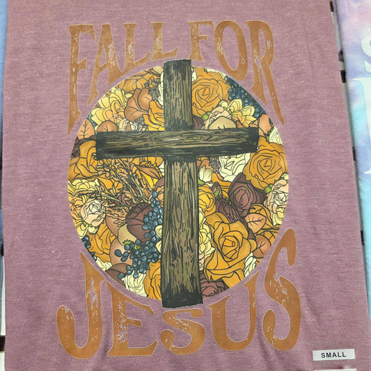 Saving Grace Tee Co- FALL FOR JESUS