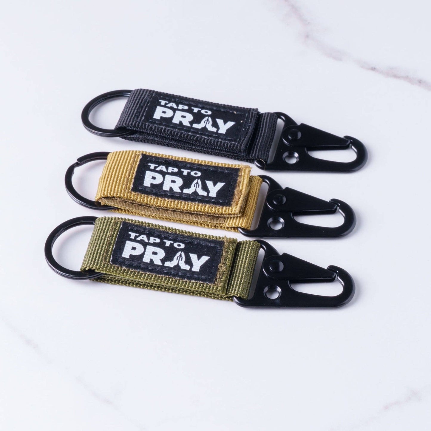Versible - Tap To Pray® Tactical Carabiner Keychain