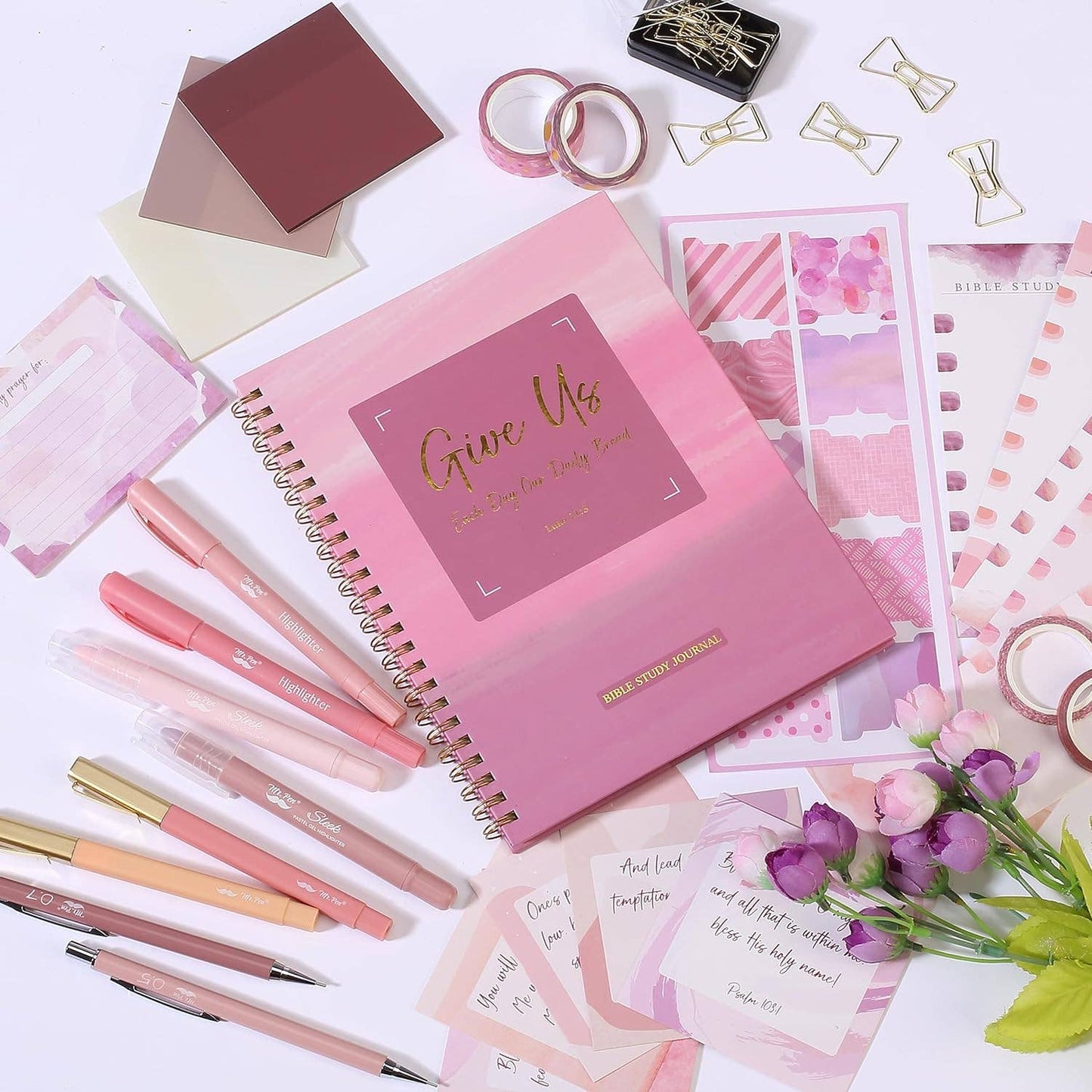 Mr. Pen - Mr. Pen Pink Bible Journaling Kit