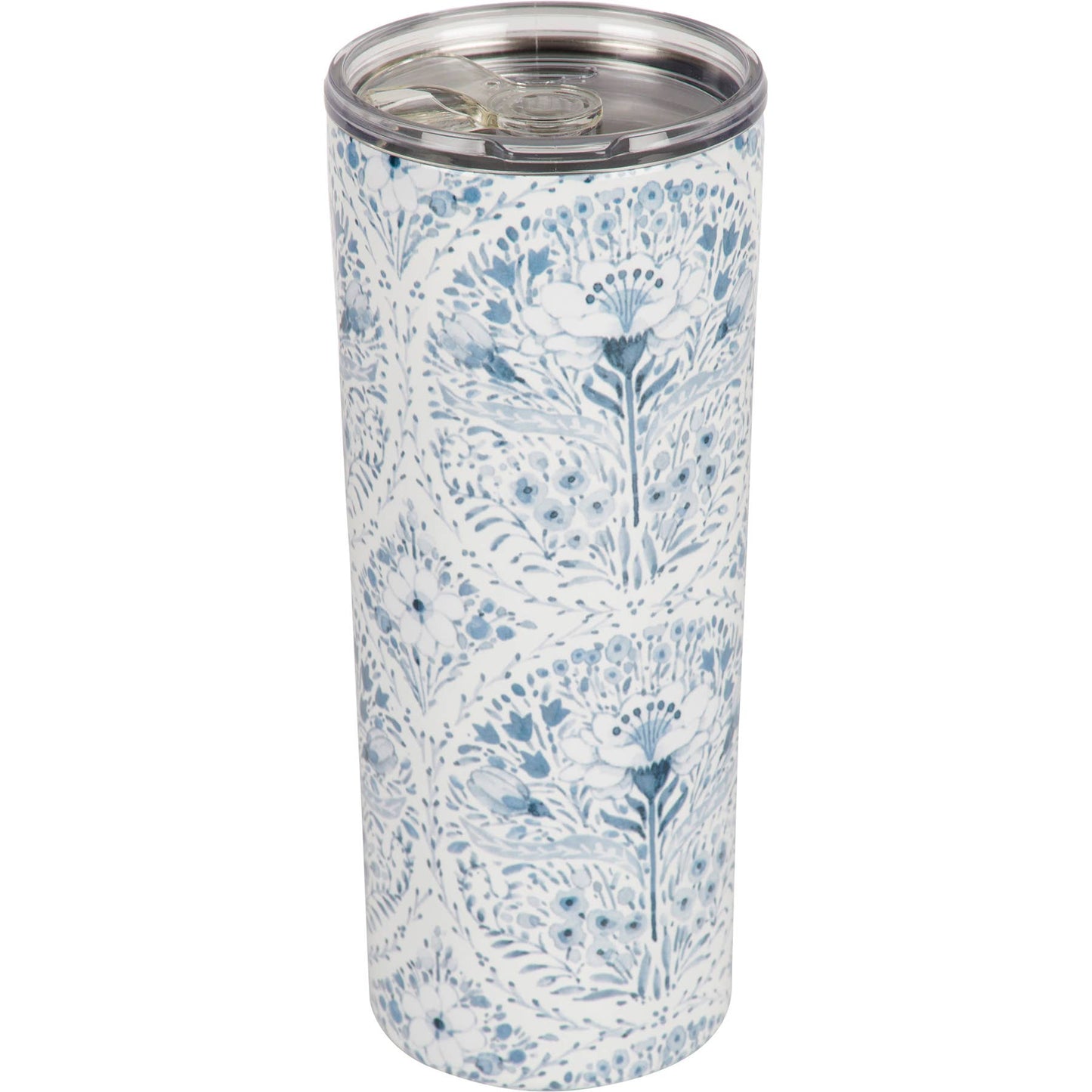 Primitives by Kathy - Indigo Floral Coffee Tumbler