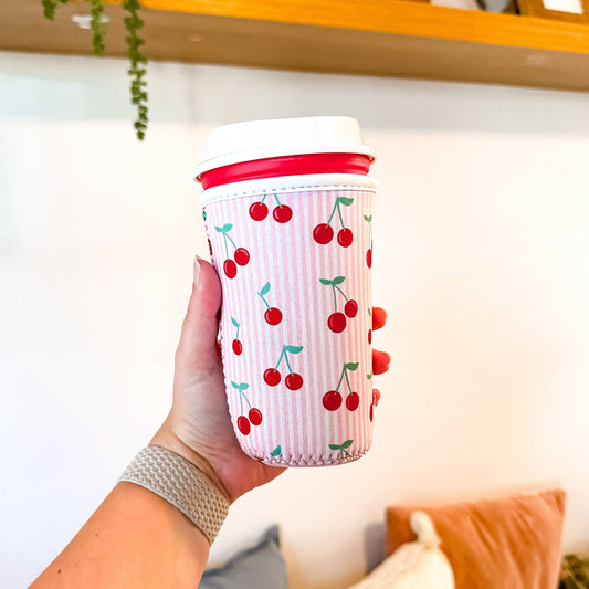 Oak Shore Collective LLC - Mon Cheri (Cherries) | Iced Coffee Sleeve