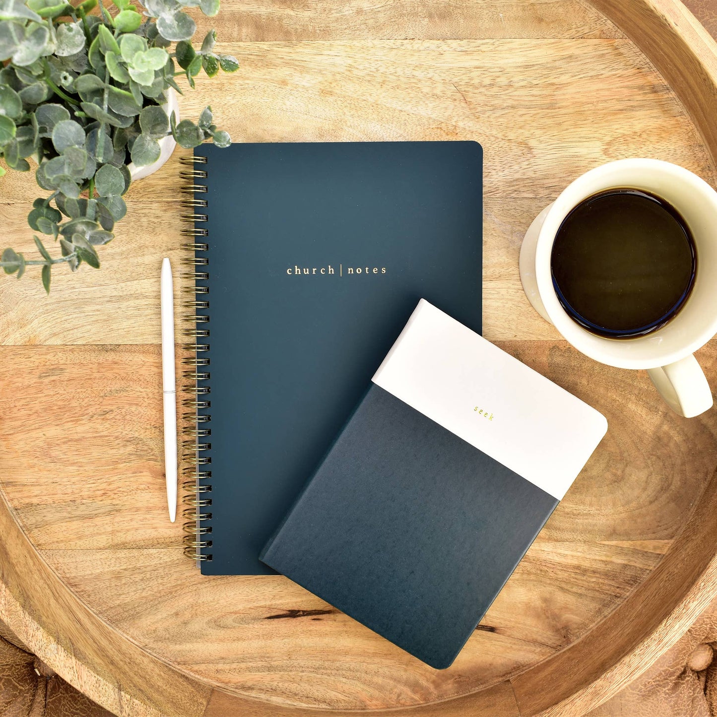 Church Notes Co. - Navy Church Notes Bible Study Notebook