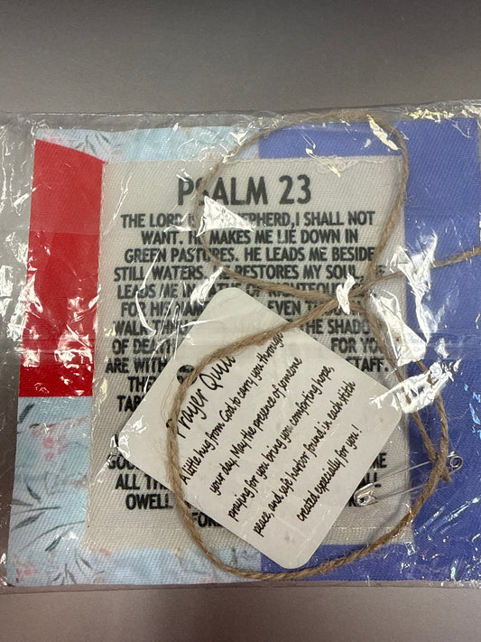 Pocket prayer quilt