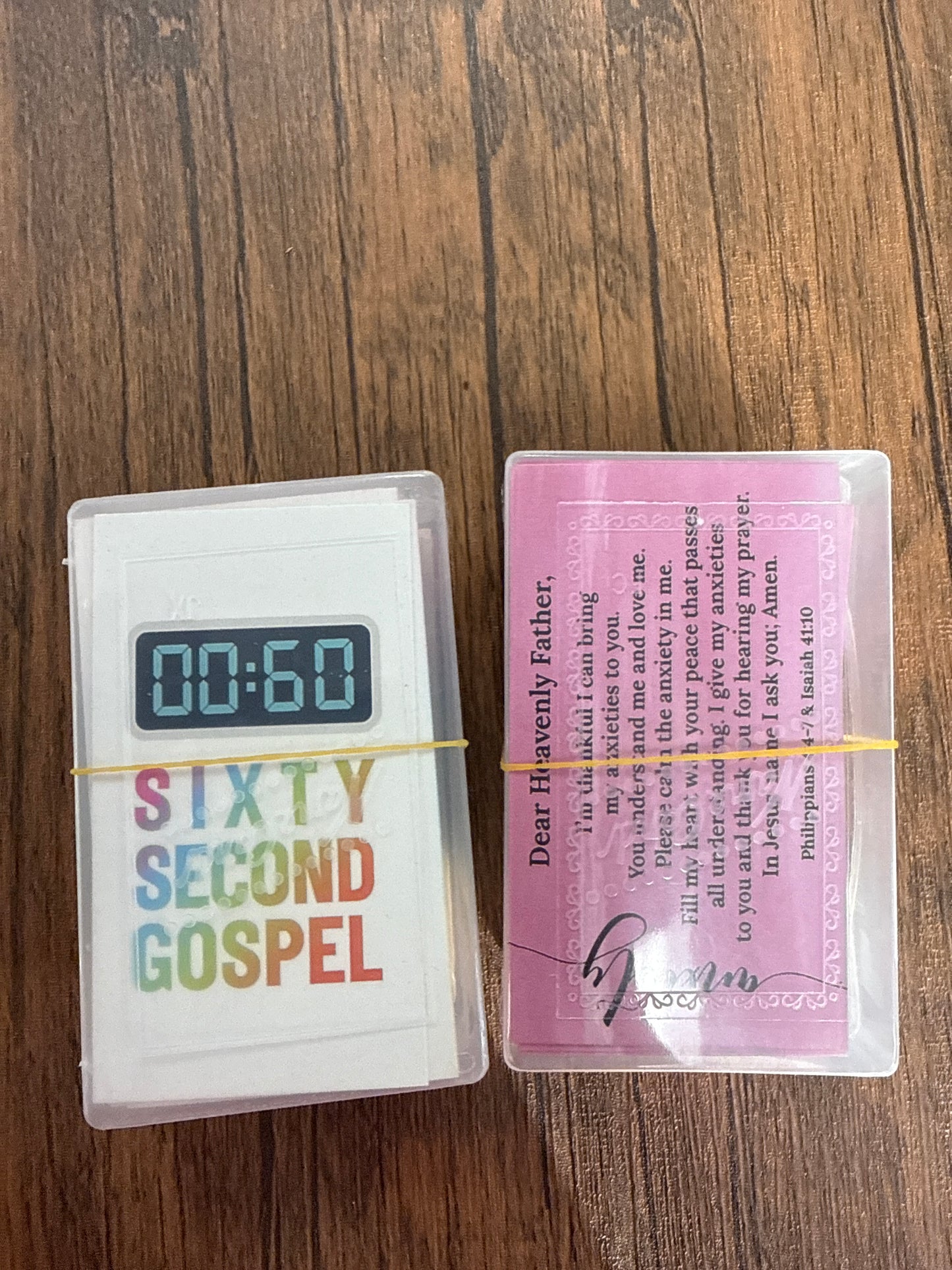 Encouragement card set