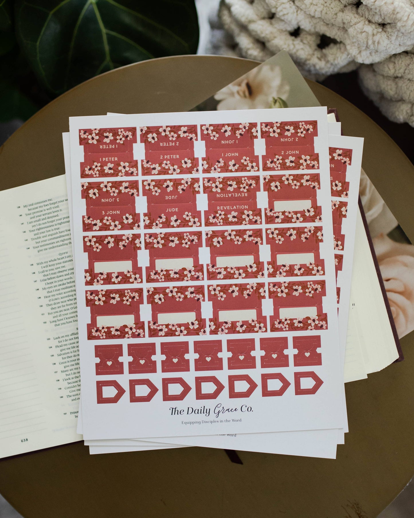 The Daily Grace Co - Berry Blooms Bible Tabs