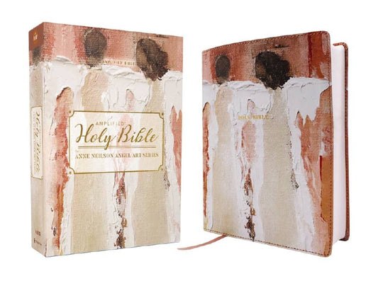 HarperCollins Christian Publishing - Amplified Bible Anne Neilson Angel Art Leathersoft Blush