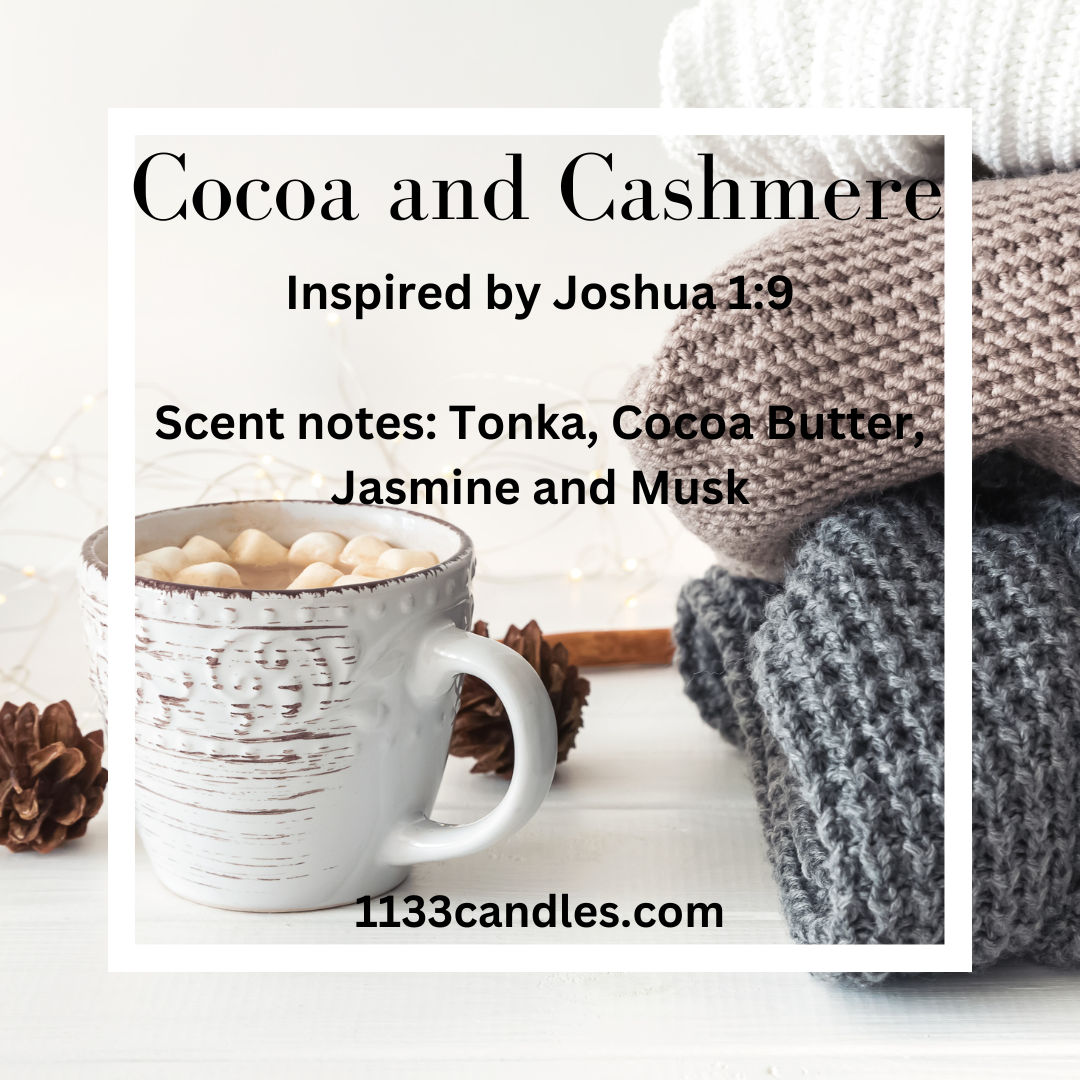 1133 Candles - Winter Candle | 4oz Cocoa and Cashmere | Christmas 2025