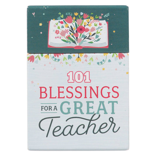 Christian Art Gifts - Box of Blessings for a Great Teacher