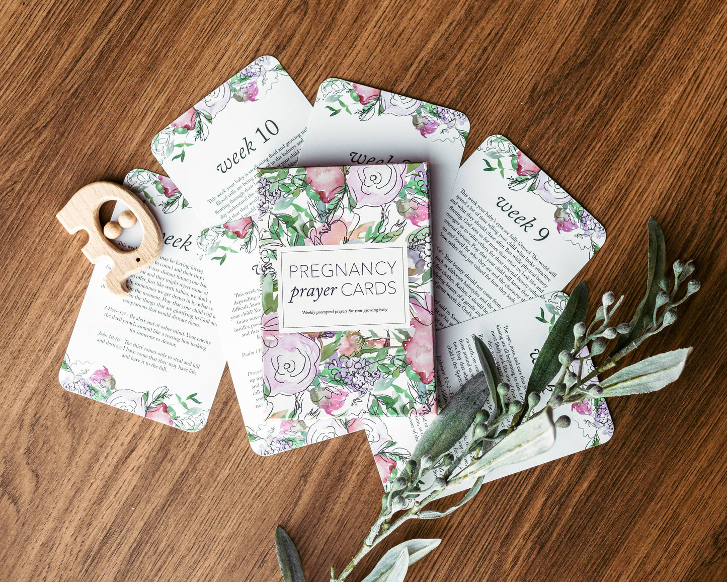 Duncan & Stone Paper Co. - Pregnancy Prayer Cards | Expecting Mom Gift & Announcement