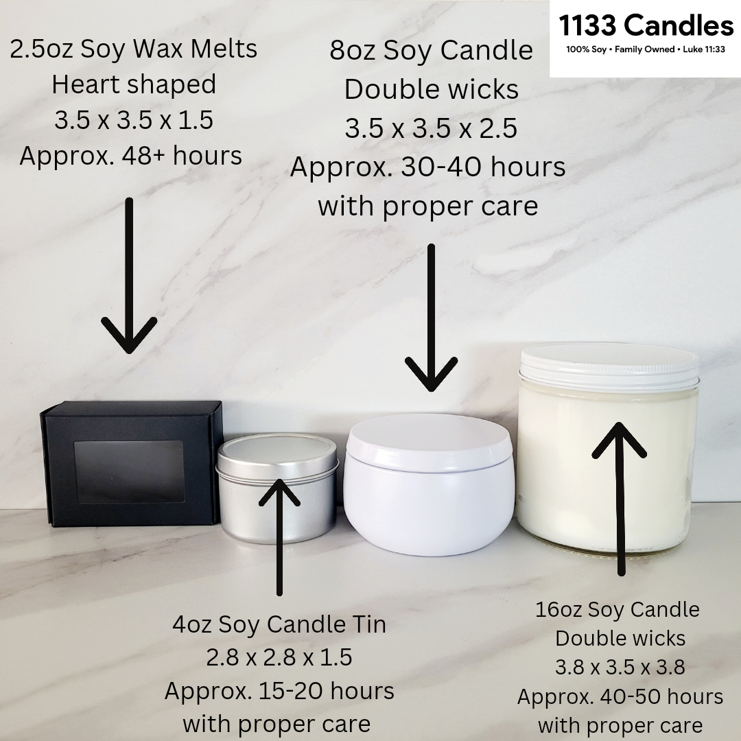 1133 Candles - God Always Keeps His Promises Candle | Milk and Honey Scent