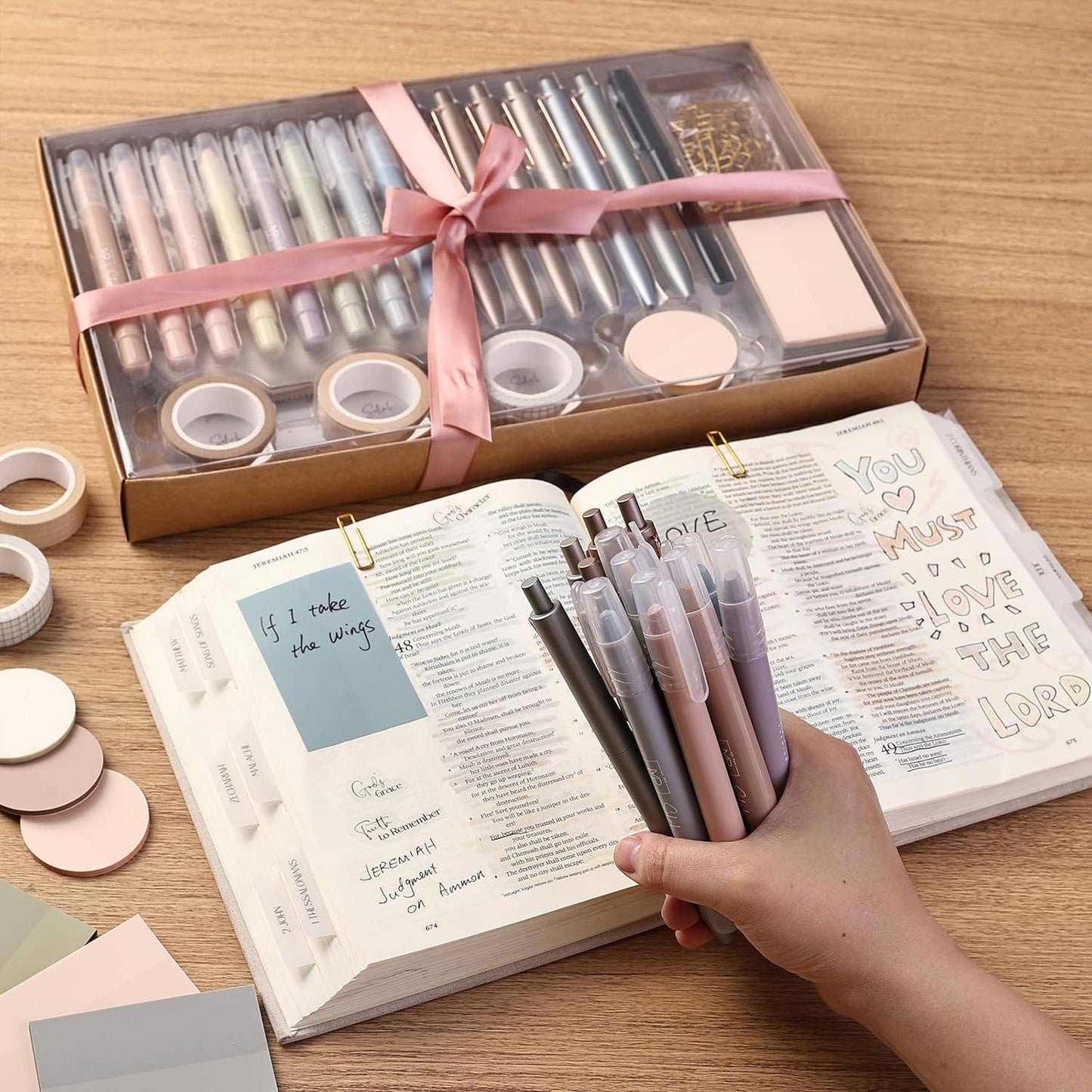 Mr. Pen - Mr. Pen Selah Collection Bible Journaling Set