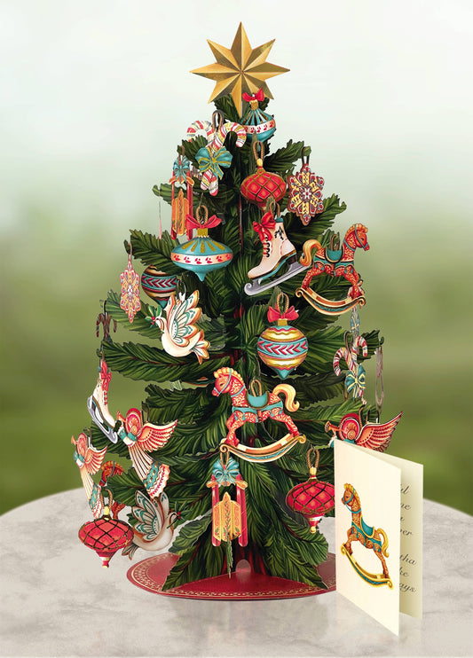 FreshCut Paper LLC - Christmas Tree (6 Pop-up holiday Greeting Cards)