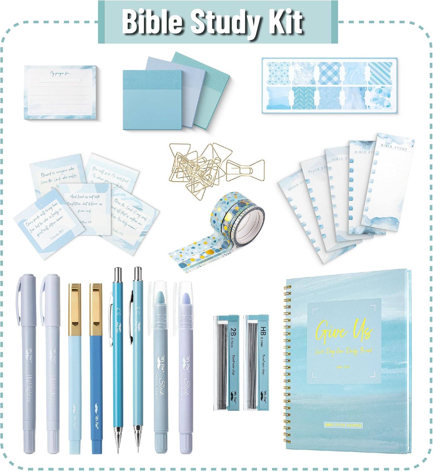 Mr. Pen - Ocean Breeze Bible Journaling Kit for Women