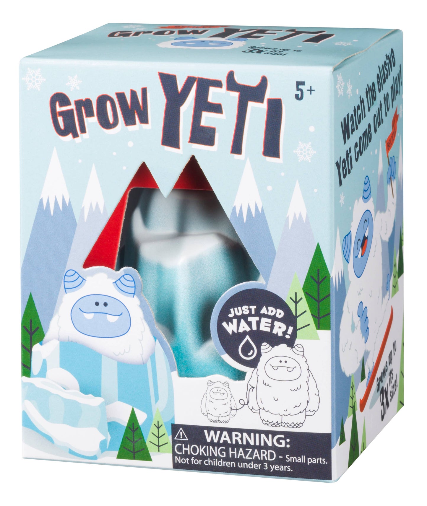 Toysmith - Toysmith Hatchin' Grow Yeti, Just Add Water, Fun Diy Kit