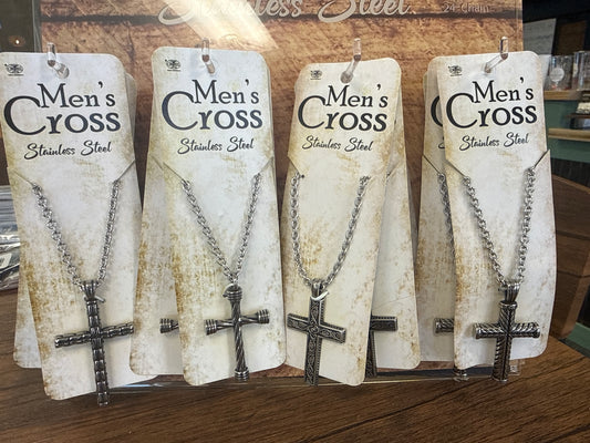 Men’s Cross Stainless Steel necklace
