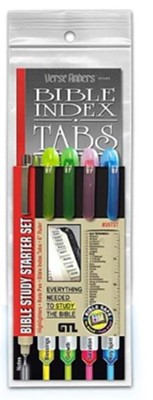 Bible Study Starter Set, Silver Bible Tabs